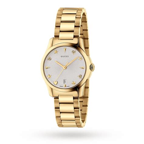 gold and black gucci watch|gucci watches for women gold.